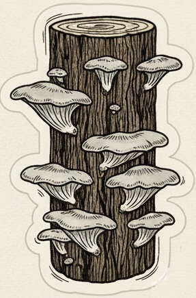 Vintage Mushroom Illustration